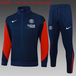 psg jakke barn mork bla rod 2025-2026
