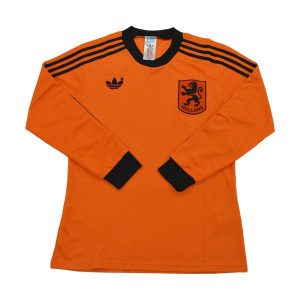 netherlands retro langermet drakt hjemme 1978-1980