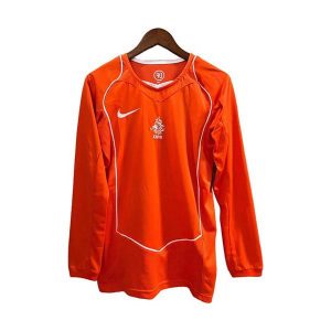 netherlands retro langermet drakt hjemme 2004