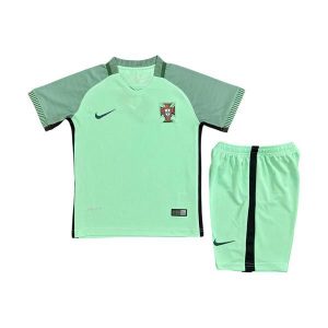 portugal barn retro drakt borte 2016