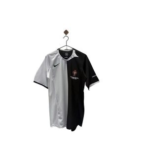 portugal retro spesialutgave drakt svart hvit 2005