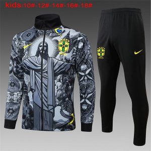 brasil jakke barn jesus svart 2024-2025
