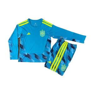 spania barn langermet drakt sett keeper bla 2026-2027