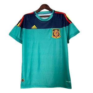 spania retro keeper drakt bla gronn 2010-2011