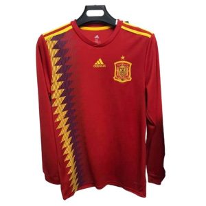 spania retro langermet drakt hjemme 2018-2019