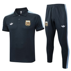 trenings argentina mork gra 2025-2026 polo sett