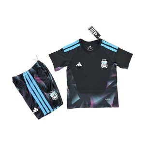 argentina barn keeper drakt sett svart bla 2026-2027