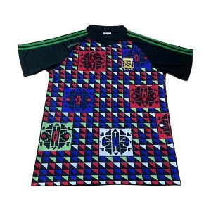 argentina retro keeper drakt svart bla rod 1990