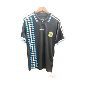 argentina retro spesialutgave drakt svart bla 1994