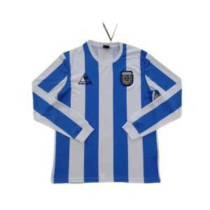argentina retro langermet drakt hjemme 1986