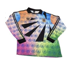 argentina retro langermet drakt keeper rosa gronn bla oransje 1993-1994
