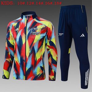 arsenal treningsdress barn glidelas regnbuefarget 2025-2026
