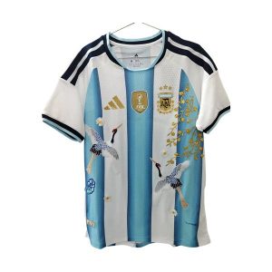argentina drakt spesialutgave spillerversjon bla hvit gull 2026-2027