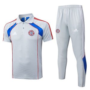 trenings bayern munchen gra bla rod 2025-2026 polo sett