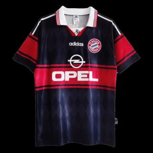 bayern munchen retro opel drakt hjemme 1997-1998