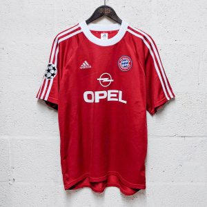 bayern munchen retro opel drakt hjemme 2000