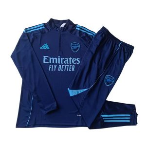 arsenal barn mork bla 2025-2026 treningsdress