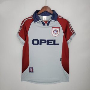 bayern munchen retro mesterskap drakt gra 1998-1999