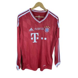 bayern munchen retro langermet drakt hjemme 2011-2012