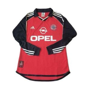 bayern munchen retro langermet drakt borte 2000-2001