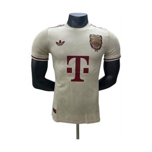 bayern munchen drakt spesialutgave spillerversjon kys gul 125 jubileumsutgave 2025-2026