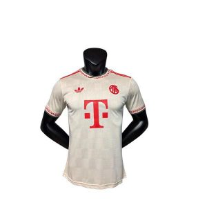 bayern munchen drakt spesialutgave spillerversjon beige 2025-2026