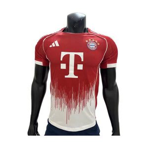 bayern munchen drakt spesialutgave spillerversjon rod hvit 2025-2026