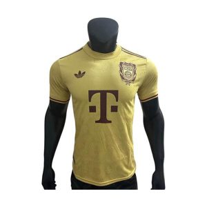 bayern munchen drakt spesialutgave spillerversjon gul 125 jubileumsutgave 2025-2026
