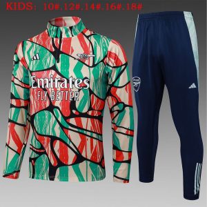 arsenal barn rod gronn 2024-2025 treningsdress