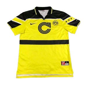 dortmund retro mesterskap drakt gul svart 1997