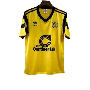 dortmund retro minneutgave drakt gul 1990-1991
