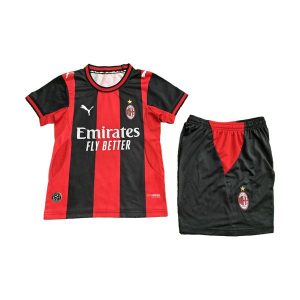 ac milan barn drakt sett hjemme spillerversjon 2026-2027