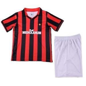 ac milan barn retro drakt hjemme 1990-1991