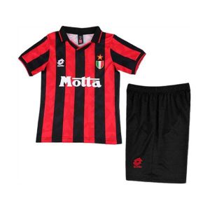 ac milan barn retro drakt hjemme 1993-1994