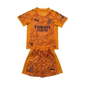 ac milan barn keeper drakt sett oransje 2025-2026