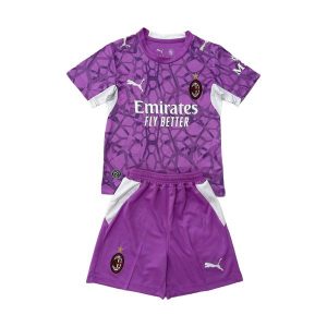 ac milan barn keeper drakt sett lilla 2026-2027