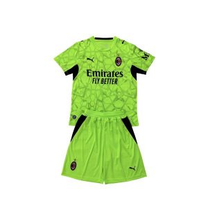 ac milan barn keeper drakt sett gronn 2026-2027
