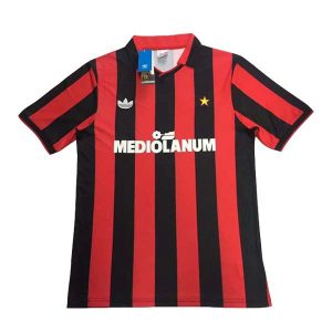 ac milan retro mediolanum drakt hjemme 1990