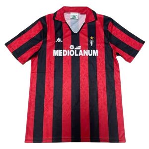ac milan retro mediolanum drakt hjemme 1991-1992