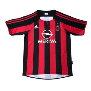 ac milan retro meriva drakt hjemme 2003-2004