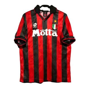 ac milan retro motta drakt hjemme 1993-1994