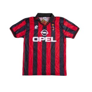 ac milan retro opel drakt hjemme 1995-1996