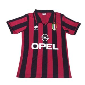 ac milan retro opel drakt hjemme 1996