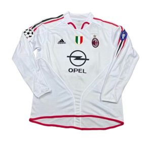 ac milan retro opel langermet drakt borte 2004-2005