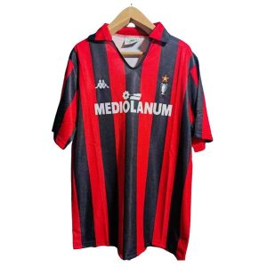 ac milan retro drakt hjemme 1989-1990