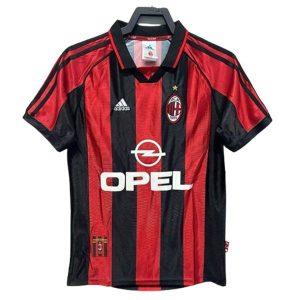 ac milan retro drakt hjemme 1998-1999