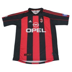 ac milan retro drakt hjemme 2000-2002