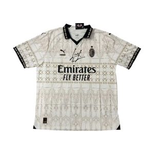 ac milan retro spesialutgave drakt hvit Pleasures 2023-2024