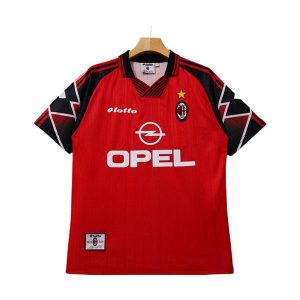 ac milan retro spesialutgave drakt rod 1997-1998