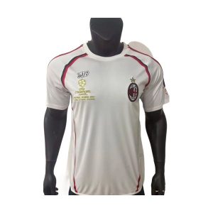 ac milan retro trenings drakt hvit ucl final 2006-2007